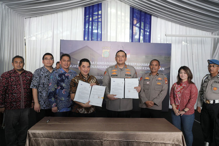 Penandatanganan Nota Kesepahaman Kerjasama Penanganan Keamanan dan Kehumasan antara Polres Pelabuhan Tanjung Priok dan PT Karya Citra Nusantara. (FOTO: ist)