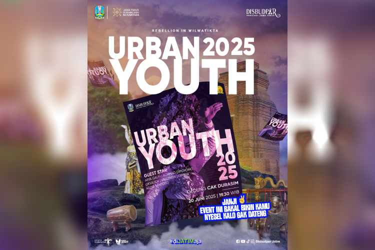 Urban Youth Kenalkan Gayatri Lewat Pertunjukan Visual Digital di Gedung Cak Durasim