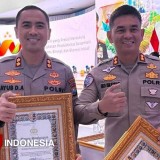 Kapolres Pacitan Raih Penghargaan Pelayanan Prima dan Zona Integritas dari Mabes Polri