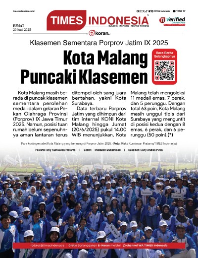 Edisi Jumat,20 Juni 2025: E-Koran, Bacaan Positif Masyarakat 5.0