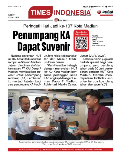 Edisi Jumat,20 Juni 2025: E-Koran, Bacaan Positif Masyarakat 5.0