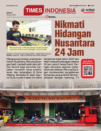 Edisi Jumat, 20 Juni 2025: E-Koran, Bacaan Positif Masyarakat 5.0