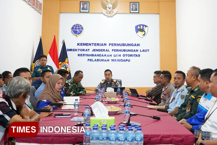 Erupsi Gunung Lewotobi, Forum Koordinasi Maritim Pelabuhan Waingapu Rapat Tanggap Darurat