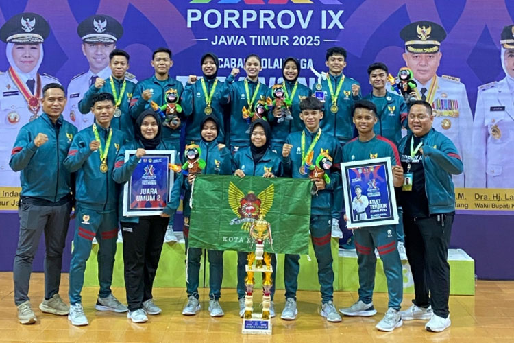 Kota Kediri Juara Umum II Cabor Taekwondo Porprov Jatim 2025