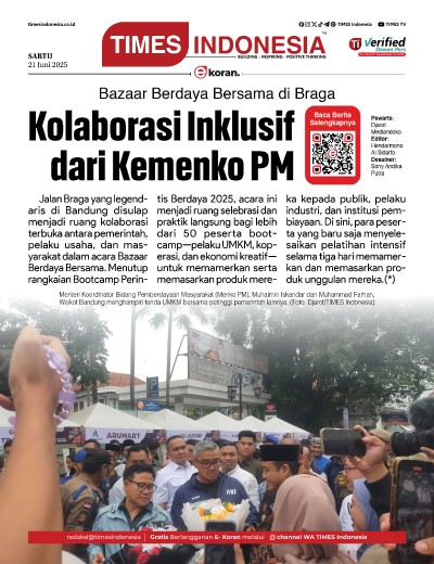 Edisi Sabtu, 21 Juni 2025: E-Koran, Bacaan Positif Masyarakat 5.0