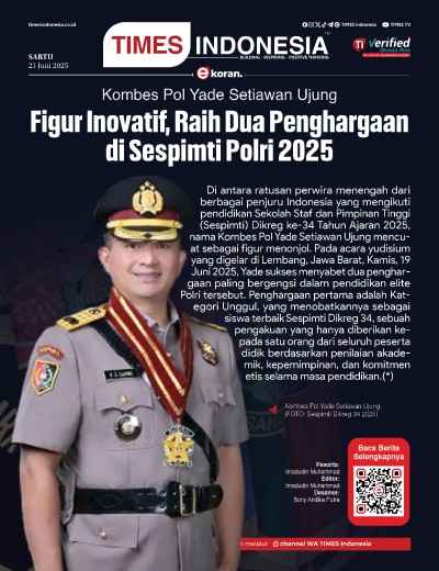 Edisi Sabtu, 21 Juni 2025: E-Koran, Bacaan Positif Masyarakat 5.0