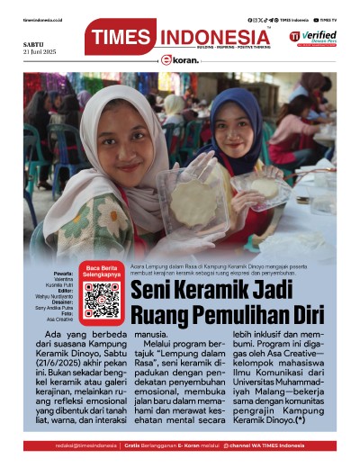 Edisi Sabtu, 21 Juni 2025: E-Koran, Bacaan Positif Masyarakat 5.0