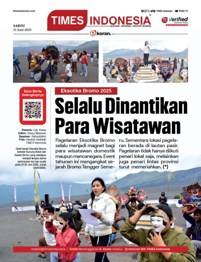 Edisi Sabtu, 21 Juni 2025: E-Koran, Bacaan Positif Masyarakat 5.0