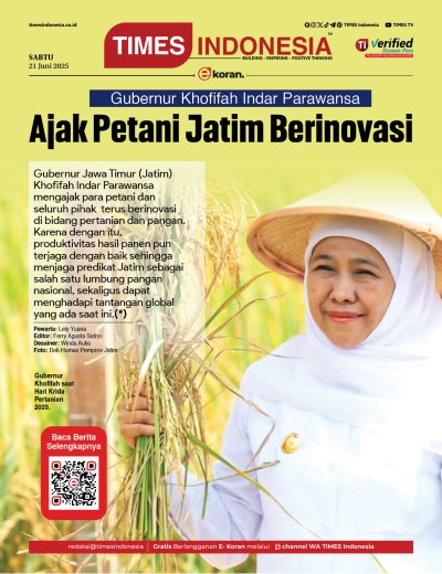 Edisi Sabtu, 21 Juni 2025: E-Koran, Bacaan Positif Masyarakat 5.0