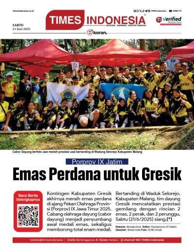 Edisi Sabtu, 21 Juni 2025: E-Koran, Bacaan Positif Masyarakat 5.0