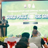 Kapolda Jatim Lepas 24 Personel ke Kejuaraan Dunia Polisi dan Pemadam di AS