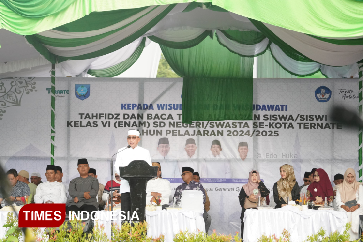 Ratusan Siswa SD Ternate Wisuda Hafal Al-Qur'an, Wali Kota Apresiasi Prestasi Luar Biasa
