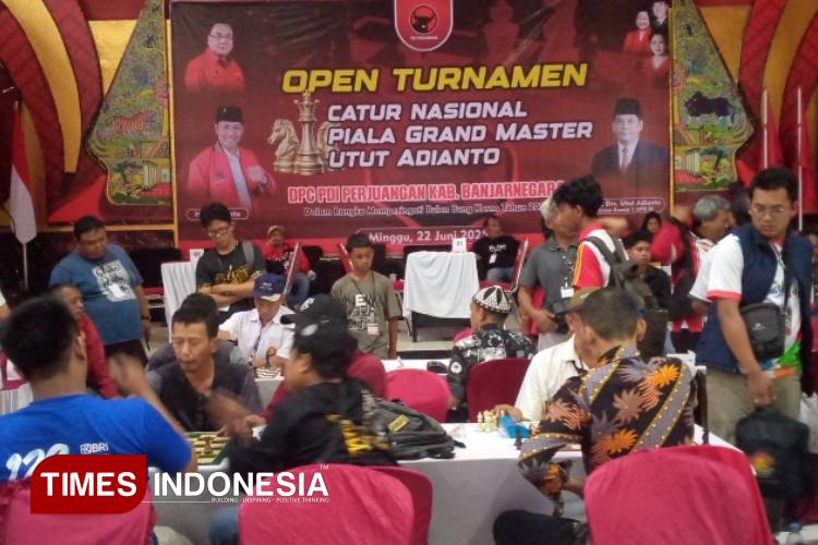 Turnamen Catur Nasional Piala Grand Master Utut Adianto di Banjarnegara Diramaikan 200 Peserta