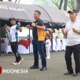 Usai Olahraga Bareng TNI-Polri dan Warga, Polres Malang Beri Layanan Perpanjangan SIM