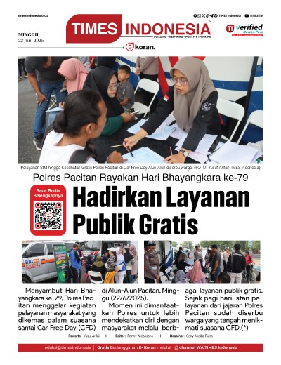 Edisi Minggu, 22 Juni 2025: E-Koran, Bacaan Positif Masyarakat 5.0