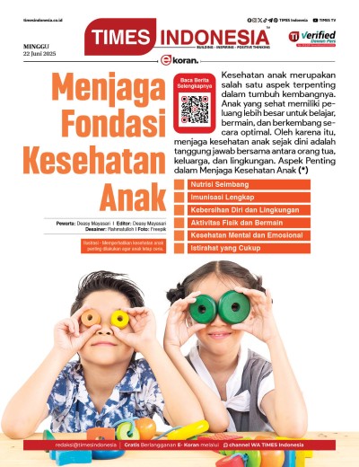 	Edisi Minggu, 22 Juni 2025: E-Koran, Bacaan Positif Masyarakat 5.0