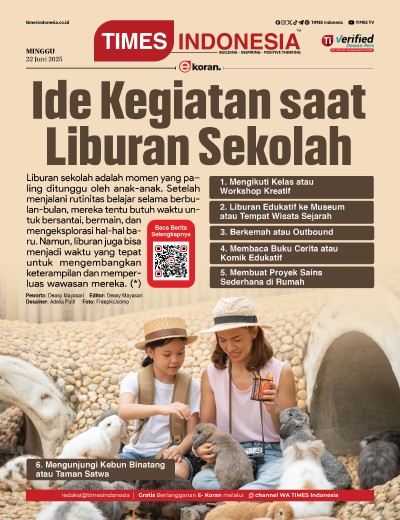 	Edisi Minggu, 22 Juni 2025: E-Koran, Bacaan Positif Masyarakat 5.0
