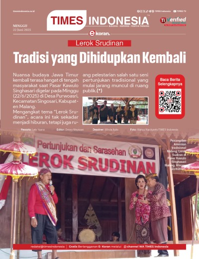 Edisi Minggu, 22 Juni 2025: E-Koran, Bacaan Positif Masyarakat 5.0