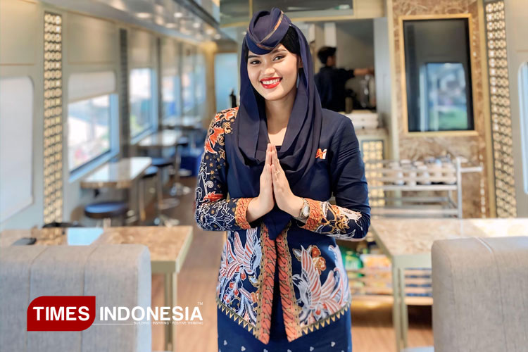 Alissa Nurfitri, Pramugari KAI. (FOTO: Alissa for TIMES Indonesia)