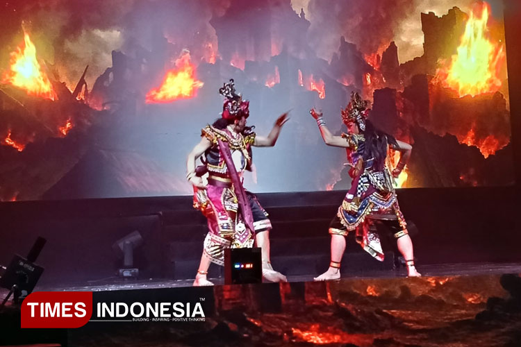 Tampilan Visual Digital Gayatri dalam Relebellion In Wilwatikta