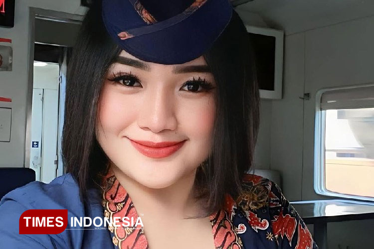 Foto: Pramugari Kereta Api, Chinta Tiffani. (FOTO: Cinta for TIMES Indonesia)