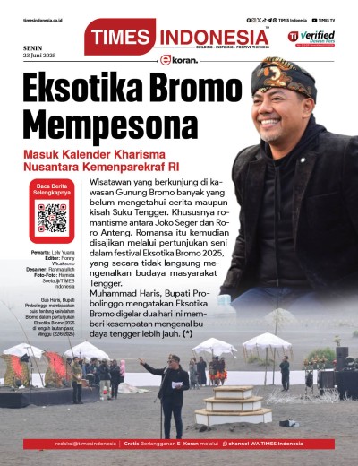 Edisi Senin, 23 Juni 2025: E-Koran, Bacaan Positif Masyarakat 5.0