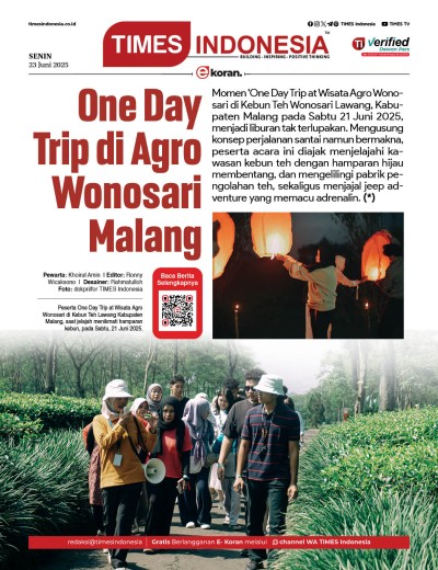 Edisi Senin, 23 Juni 2025: E-Koran, Bacaan Positif Masyarakat 5.0