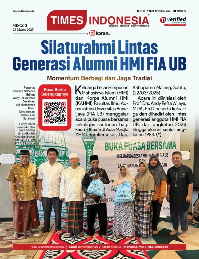 Edisi Minggu, 23 Maret 2025: E-Koran, Bacaan Positif Masyarakat 5.0