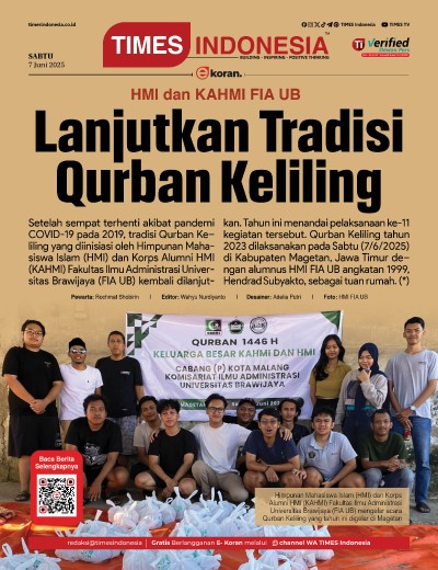 Edisi Sabtu, 7 Juni 2025: E-Koran, Bacaan Positif Masyarakat 5.0