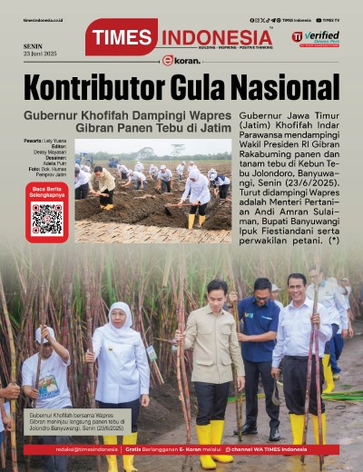 Edisi Senin, 23 Juni 2025: E-Koran, Bacaan Positif Masyarakat 5.0