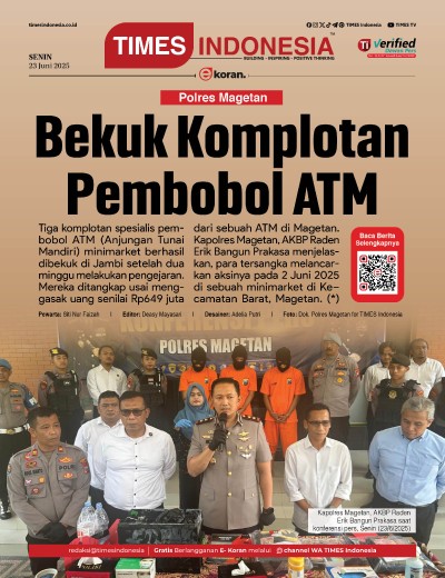Edisi Senin, 23 Juni 2025: E-Koran, Bacaan Positif Masyarakat 5.0