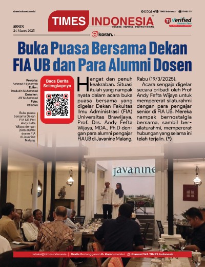 Edisi Senin, 24 Maret 2025: E-Koran, Bacaan Positif Masyarakat 5.0