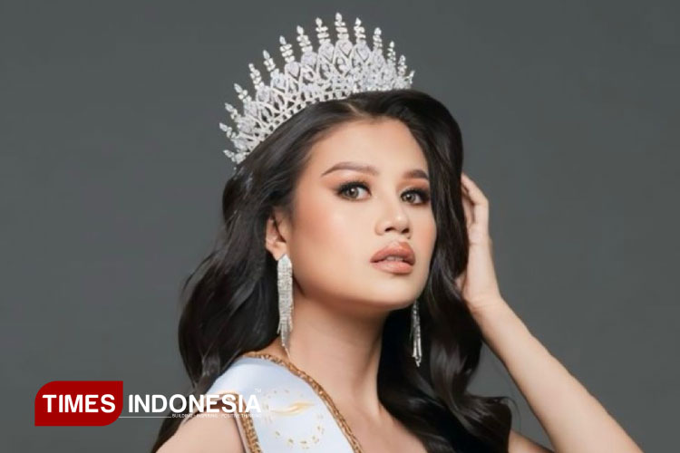 Foto: Miss Europe Continental Indonesia 2025, Ena Marlena. (FOTO: Nana for TIMES Indonesia)