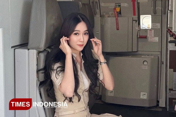 Foto: Pramugari Pesawat, Gracia. (FOTO: Cia for TIMES Indonesia)