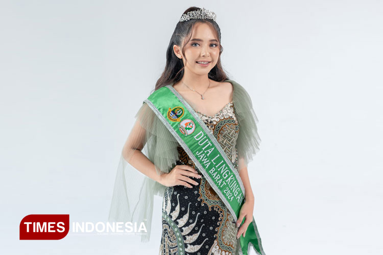Runner Up Duta Lingkungan Jabar 2024, Granita Medina Alisya. (FOTO: Nita for TIMES Indonesia)