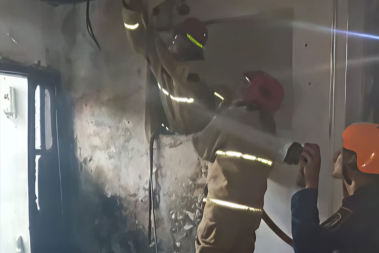 Boiler Setrika Uap Meledak, Tempat Laundry di Banyuwangi Terbakar