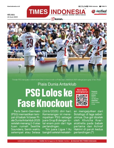 Edisi Selasa, 24 Juni 2025: E-Koran, Bacaan Positif Masyarakat 5.0
