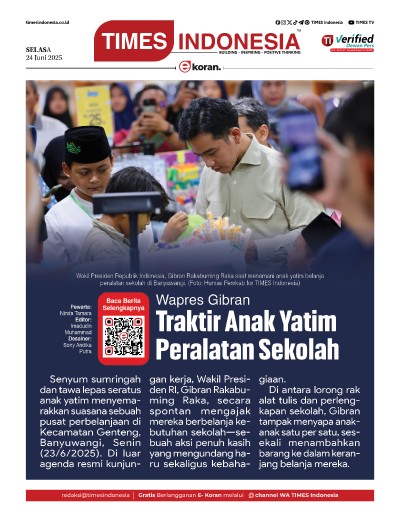 Edisi Selasa, 24 Juni 2025: E-Koran, Bacaan Positif Masyarakat 5.0