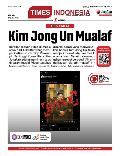 Edisi Selasa, 24 Juni 2025: E-Koran, Bacaan Positif Masyarakat 5.0