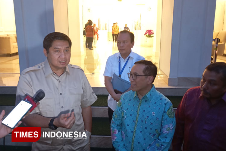 Menteri PKP Maruarar Sirait menghentikan usulan pinjaman pendanaan dari luar negeri. (FOTO: Fahmi/TIMES Indonesia)