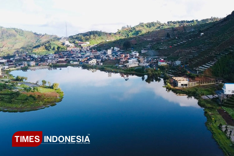 Telaga Cebong di Desa Sembungan, Kecamatan Kejajar, Kabupaten Wonosobo. (Foto: Kurniawan Saputra/TIMES Indonesia)