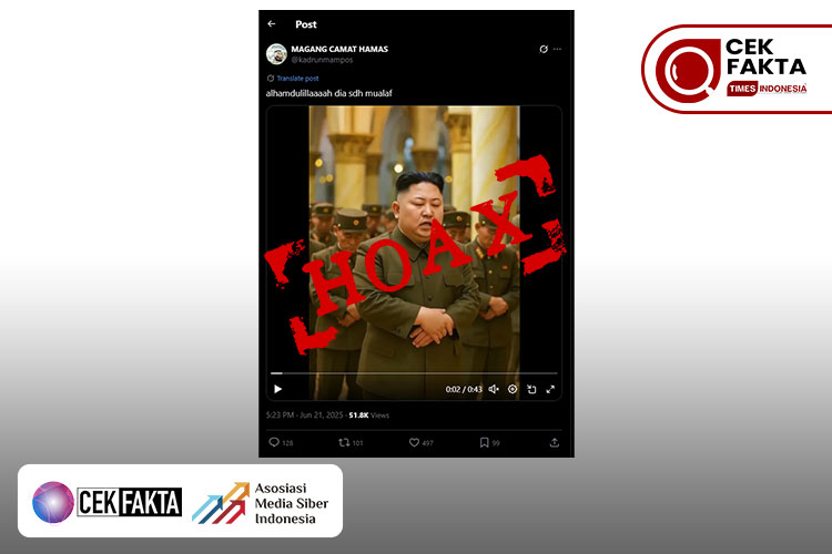 CEK FAKTA: Benarkah Kim Jong Un Masuk Islam dan Jadi Imam Salat?