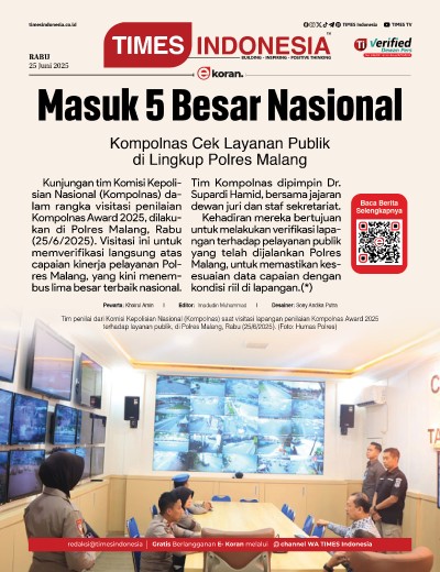 Edisi Rabu,25 Juni 2025: E-Koran, Bacaan Positif Masyarakat 5.0