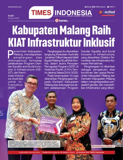 Edisi Rabu,25 Juni 2025: E-Koran, Bacaan Positif Masyarakat 5.0