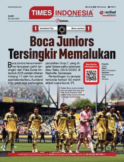Edisi Rabu, 25 Juni 2025: E-Koran, Bacaan Positif Masyarakat 5.0