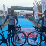 Dua Emas Perdana, Duo Triathlon Kota Probolinggo Tempel Ketat Klasemen Porprov