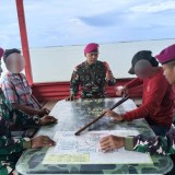 Satgasmar Pam Ambalat XXX Terima Senjata Api Rakitan dari Warga Perbatasan