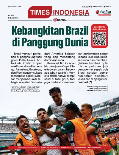 Edisi Kamis, 26 Juni 2025: E-Koran, Bacaan Positif Masyarakat 5.0