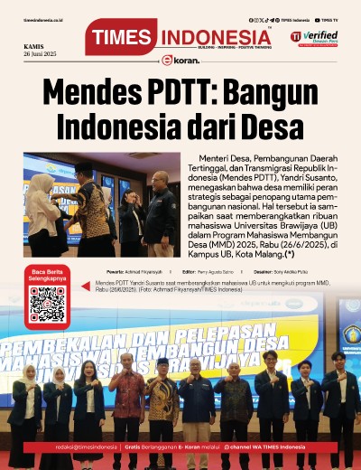 Edisi Kamis, 26 Juni 2025: E-Koran, Bacaan Positif Masyarakat 5.0