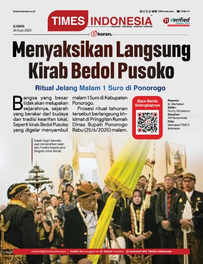 Edisi Kamis, 26 Juni 2025: E-Koran, Bacaan Positif Masyarakat 5.0